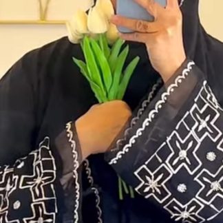 Lyka Embroidery abaya