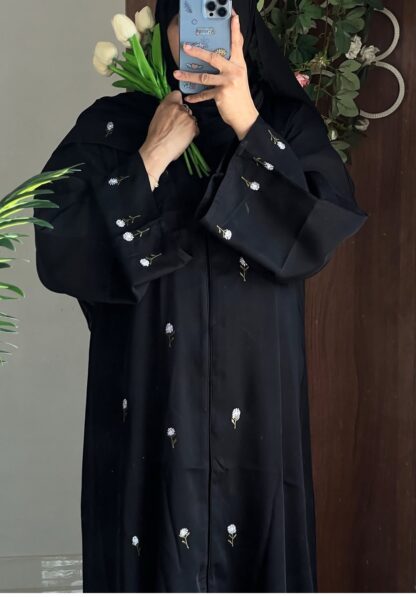 Floral Abaya - Image 2